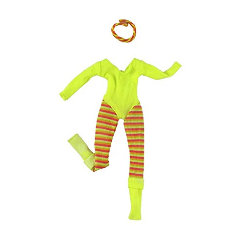 Uteruik Puppenoverall Kleidung für 11,5 Zoll Mädchen Puppe - Playsuit Gürtel Causal Outfits Kostüm Zubehör (#B) von Uteruik