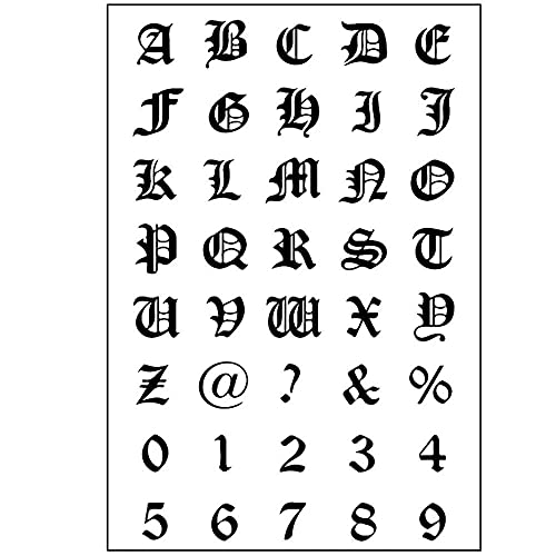 Uteruik Transparente Silikon-Stempel mit Buchstaben und Zahlen, zum Basteln von Karten, Sammelalben, Fotokarten, Alben, Dekoration Uteruik Transparente Silikon-Stempel mit Buchstaben und Zahlen, zum Basteln von Karten, Sammelalben, Fotokarten, Alben, Dekoration von Uteruik
