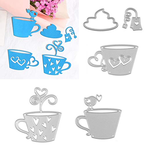 Stanzformen für Kartenherstellung, 5 Stück/Set für Teebeutel, Kaffeetassen, Metall-Stanzformen für DIY Scrapbook. Stanzformen für Kartenherstellung, 5 Stück/Set für Teebeutel, Kaffeetassen, Metall-Stanzformen für DIY Scrapbook. von Uticon