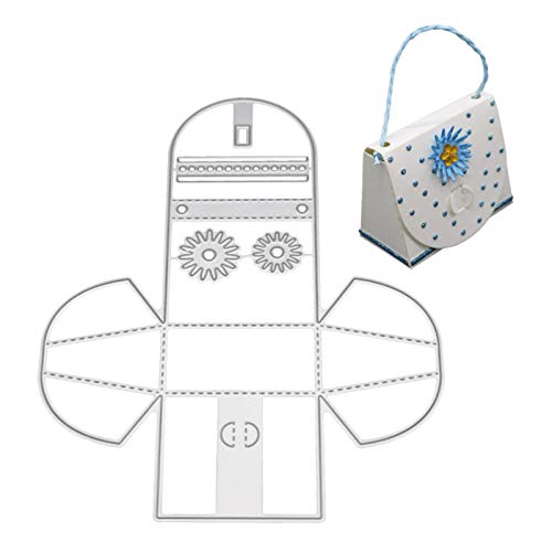 Stanzformen für Kartenherstellung, Handtaschen-Tragetasche, Metall-Stanzformen für Bastelarbeiten, Scrapbooking, Prägung, Papierkarten, Schablone, silberfarben Stanzformen für Kartenherstellung, Handtaschen-Tragetasche, Metall-Stanzformen für Bastelarbeiten, Scrapbooking, Prägung, Papierkarten, Schablone, silberfarben von Uticon