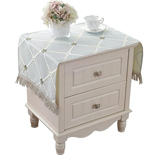 Utobanh Tischdecke mit Vintage-Blumenmuster, 100 % Baumwolle, bedruckt, kleine Tischdecke, Nachttischdecke, Nachttischdecke Utobanh Tischdecke mit Vintage-Blumenmuster, 100 % Baumwolle, bedruckt, kleine Tischdecke, Nachttischdecke, Nachttischdecke von Utobanh