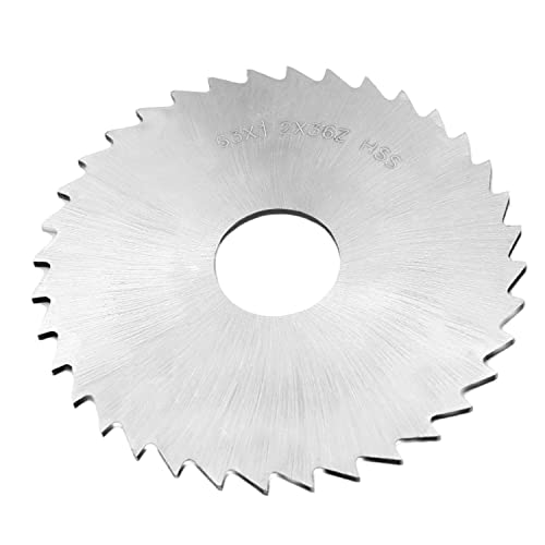 Utoolmart 36T Kreissägeblatt, 63 mm Außendurchmesser, 16 mm Innendurchmesser, Kreissäge, Fräser, Schlitzsäge zum Abschneiden von Trennsäge, Kupfer, Metall, Kunststoff, Holz, 1 Stück von Utoolmart