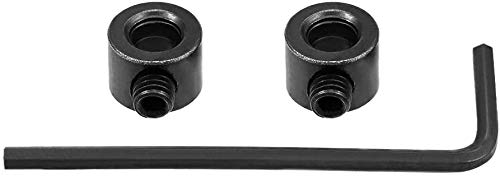 Utoolmart 5 mm Bohrungsstopper, Bohrertiefenhalter, Schrauben-Stil, schwarzer oxidierter Karbonstahl, 2 Stück Utoolmart 5 mm Bohrungsstopper, Bohrertiefenhalter, Schrauben-Stil, schwarzer oxidierter Karbonstahl, 2 Stück von Utoolmart