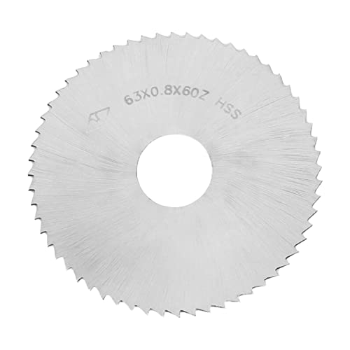 Utoolmart 60T Kreissägeblatt, 63 mm Außendurchmesser, 16 mm Innendurchmesser, Kreissäge, Fräser, Schlitzsäge zum Abschneiden von Trennsäge, Kupfer, Metall, Kunststoff, Holz, 1 Stück Utoolmart 60T Kreissägeblatt, 63 mm Außendurchmesser, 16 mm Innendurchmesser, Kreissäge, Fräser, Schlitzsäge zum Abschneiden von Trennsäge, Kupfer, Metall, Kunststoff, Holz, 1 Stück von Utoolmart