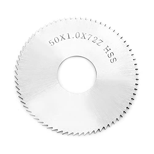 Utoolmart HSS Sägeblattscheiben, 50 mm Außendurchmesser, 1 mm Dicke, 72 Zähne, Kreissäge, Schneidwerkzeug für Holz, Metall, Kunststoff Utoolmart HSS Sägeblattscheiben, 50 mm Außendurchmesser, 1 mm Dicke, 72 Zähne, Kreissäge, Schneidwerkzeug für Holz, Metall, Kunststoff von Utoolmart