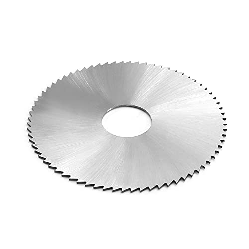 Utoolmart Kreissägeblatt, 63 mm x 16 mm x 0,8 mm, Hochgeschwindigkeitsstahl, Schlitzsäge, 72 Zähne, Trennscheibe, zum Schneiden von Schlitzen, Stahl, Kupfer, Metall, Kunststoff, Holz von Utoolmart