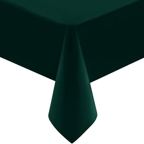 Utopia Kitchen Polyester Tischdecke 152x213 cm (1er-Pack, Jäger Grün) Maschinenwaschbare Tischdecke Ideal für Partys, Veranstaltungen, Hochzeiten und Restaurants von Utopia Kitchen
