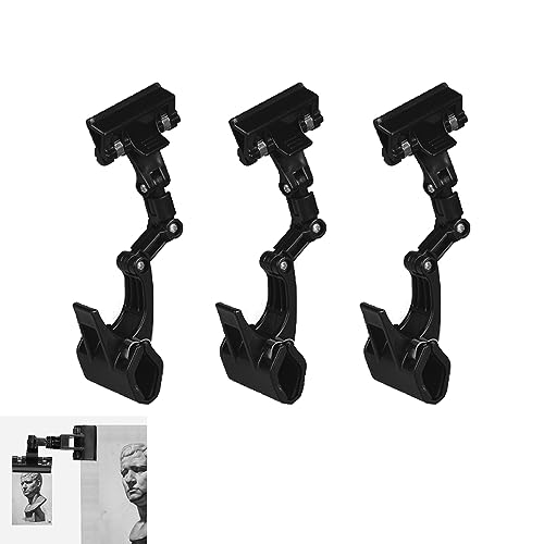 UtySty Dokumentenhalter Clip Doppelkopf Klemmhalterung Drehständer für Bild, Foto, Skript, Basteln, Malen, Kopieren, Film, Schild, Papier, Künstler, Staffelei, Skizze, Zeichenbrett, 3 Stück UtySty Dokumentenhalter Clip Doppelkopf Klemmhalterung Drehständer für Bild, Foto, Skript, Basteln, Malen, Kopieren, Film, Schild, Papier, Künstler, Staffelei, Skizze, Zeichenbrett, 3 Stück von UtySty