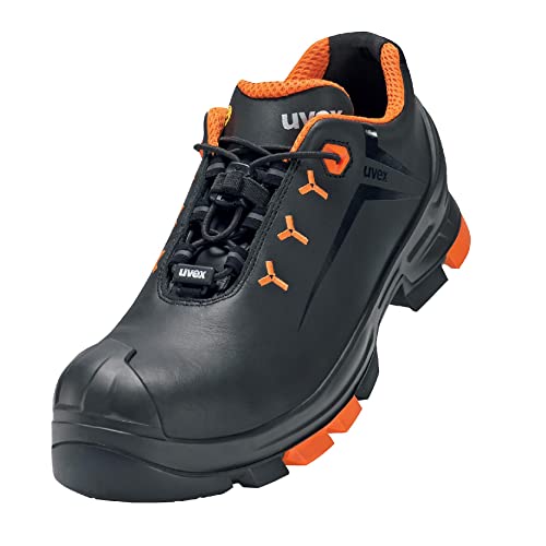 Uvex 2 Sicherheitsschuhe, Halbschuhe, Arbeitsschuhe für Damen & Herren, Schwarz/Orange, Größe 47 Uvex 2 Sicherheitsschuhe, Halbschuhe, Arbeitsschuhe für Damen & Herren, Schwarz/Orange, Größe 47 von Uvex