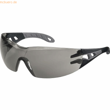 Uvex Schutzbrille pheos HC/AF schwarz/grau/grau von Uvex