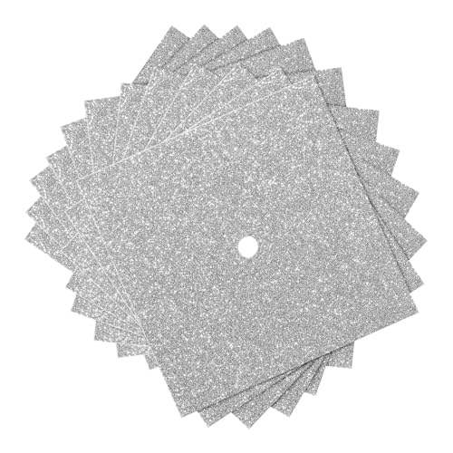 UxicRuya 12x Konstruktionspapier, Glitter Pardboard, Abschlusskapitationskit, Silbrig UxicRuya 12x Konstruktionspapier, Glitter Pardboard, Abschlusskapitationskit, Silbrig von UxicRuya