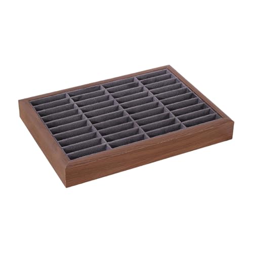 UxicRuya Armbandablage, Armband Display, Schmuck Organizer, Schmuckhalter, Schmuckschatulle für Frauen, Schreibtisch, Geschäft, Verkauf, Schublade, Grau von UxicRuya