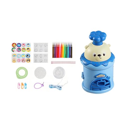 UxicRuya Button Maker Maschine, Punch Press Maschine, DIY Kit, Heavy Duty Button Press Zubehör, Button Maker, Blau von UxicRuya