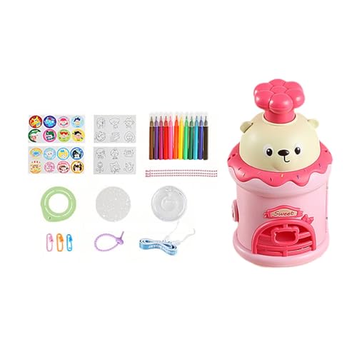 UxicRuya Button Maker Maschine, Punch Press Maschine, DIY Kit, Heavy Duty Button Press Zubehör, Button Maker, Rosa von UxicRuya