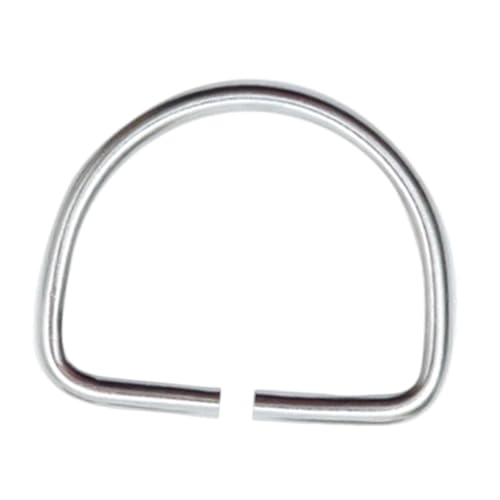 UxicRuya D Verbinder Aus Edelstahl, Mehrzweck DIY Hardware, D Förmige Schnalle für Hundeleinen, Gurte, Kleidung, S UxicRuya D Verbinder Aus Edelstahl, Mehrzweck DIY Hardware, D Förmige Schnalle für Hundeleinen, Gurte, Kleidung, S von UxicRuya