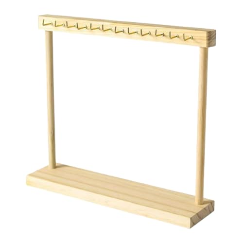 UxicRuya DIY Moderner Präsentationsständer Aus Holz für Halsketten Und Schmuck für Zuhause, Kommode, Arbeitsplatte, 12 Haken UxicRuya DIY Moderner Präsentationsständer Aus Holz für Halsketten Und Schmuck für Zuhause, Kommode, Arbeitsplatte, 12 Haken von UxicRuya