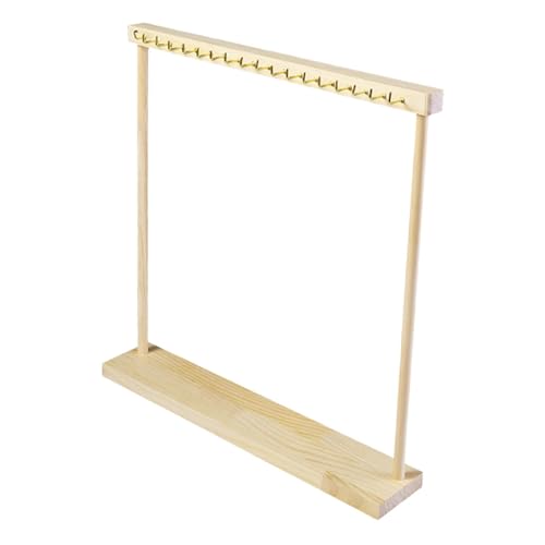 UxicRuya DIY Moderner Präsentationsständer Aus Holz für Halsketten Und Schmuck für Zuhause, Kommode, Arbeitsplatte, 18 Haken UxicRuya DIY Moderner Präsentationsständer Aus Holz für Halsketten Und Schmuck für Zuhause, Kommode, Arbeitsplatte, 18 Haken von UxicRuya