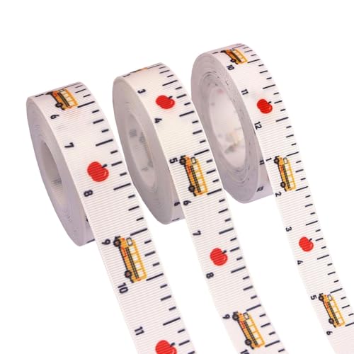 UxicRuya Dekorative Bänder Zum Schulanfang, 4,6 M, für Lehrer, Geschenkverpackungen, Kränze, Klassenzimmer Dekoration, 3er Pack UxicRuya Dekorative Bänder Zum Schulanfang, 4,6 M, für Lehrer, Geschenkverpackungen, Kränze, Klassenzimmer Dekoration, 3er Pack von UxicRuya