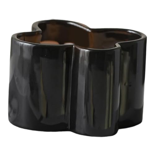 UxicRuya Elegante Dekorative Leere Kerzengläser, Duftbecher, Kerzenherstellungszubehör für DIY Bastelornamente, Schwarz UxicRuya Elegante Dekorative Leere Kerzengläser, Duftbecher, Kerzenherstellungszubehör für DIY Bastelornamente, Schwarz von UxicRuya