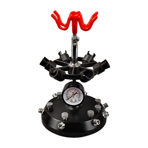 UxicRuya Halter mit Druckmesser, Leichtes, Robustes Zubehör, Universelle Unterstützung, Rack, Bietet für bis zu 8 es von UxicRuya