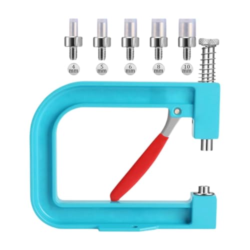 UxicRuya Handdruck Perlen Crimpmaschine, Vielseitiges Und Kompaktes Perlen Crimpwerkzeug für Erwachsene, Beutellochstanzmaschine, Blau UxicRuya Handdruck Perlen Crimpmaschine, Vielseitiges Und Kompaktes Perlen Crimpwerkzeug für Erwachsene, Beutellochstanzmaschine, Blau von UxicRuya