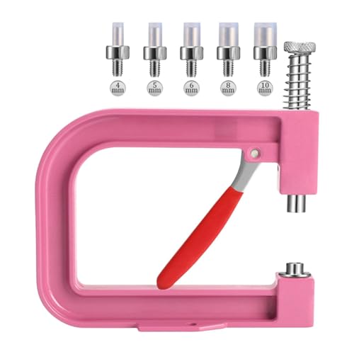 UxicRuya Handdruck Perlen Crimpmaschine, Vielseitiges Und Kompaktes Perlen Crimpwerkzeug für Erwachsene, Beutellochstanzmaschine, Rosa UxicRuya Handdruck Perlen Crimpmaschine, Vielseitiges Und Kompaktes Perlen Crimpwerkzeug für Erwachsene, Beutellochstanzmaschine, Rosa von UxicRuya
