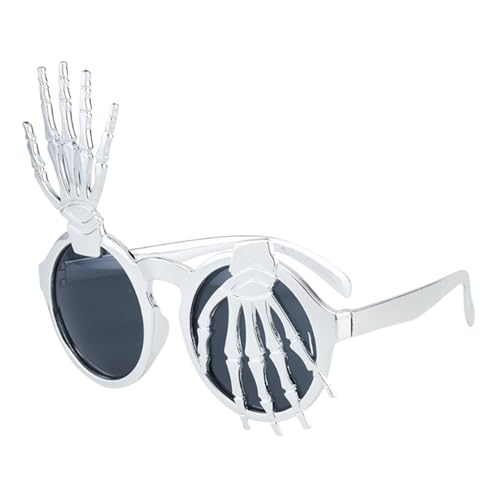 UxicRuya Lustige Brille Halloween Party Dekoration Requisiten, Silber von UxicRuya
