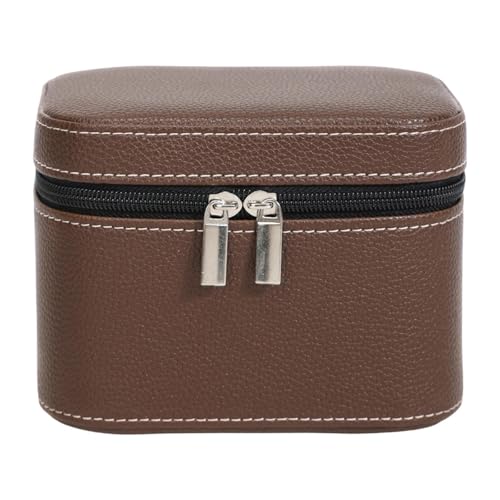 UxicRuya Schmuckschatulle für Armbänder, Aufbewahrungsbox, Display für Halsketten, Ringe, Damen, Braun 16x12x11cm UxicRuya Schmuckschatulle für Armbänder, Aufbewahrungsbox, Display für Halsketten, Ringe, Damen, Braun 16x12x11cm von UxicRuya