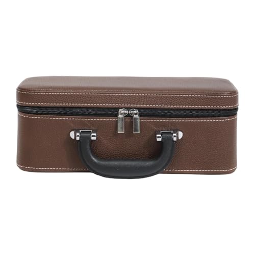 UxicRuya Schmuckschatulle für Armbänder, Aufbewahrungsbox, Display für Halsketten, Ringe, Damen, Braun 30.5x11.5x15cm UxicRuya Schmuckschatulle für Armbänder, Aufbewahrungsbox, Display für Halsketten, Ringe, Damen, Braun 30.5x11.5x15cm von UxicRuya