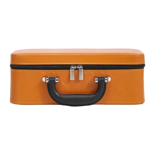 UxicRuya Schmuckschatulle für Armbänder, Aufbewahrungsbox, Display für Halsketten, Ringe, Damen, Orange30.5x11.5x15cm UxicRuya Schmuckschatulle für Armbänder, Aufbewahrungsbox, Display für Halsketten, Ringe, Damen, Orange30.5x11.5x15cm von UxicRuya