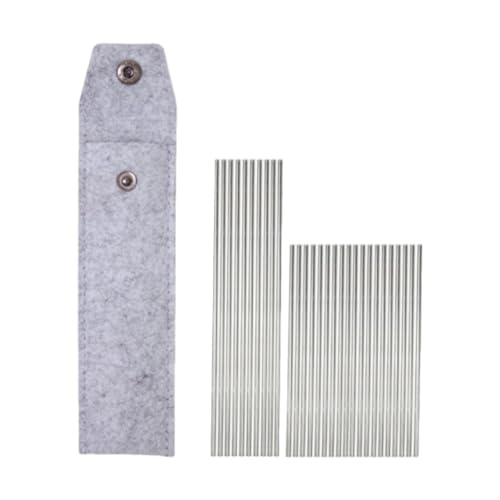 UxicRuya Strickblock Stäbe Aus Edelstahl mit Tragetasche, Wichtige Häkelwerkzeuge UxicRuya Strickblock Stäbe Aus Edelstahl mit Tragetasche, Wichtige Häkelwerkzeuge von UxicRuya