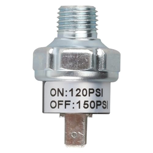 Uxsjakjsd 1/4 NPT Luftdruckkontrollschalter 120-150PSI Luftkompressor-Druckschalter für Lufthupe Luftfederung Uxsjakjsd 1/4 NPT Luftdruckkontrollschalter 120-150PSI Luftkompressor-Druckschalter für Lufthupe Luftfederung von Uxsjakjsd