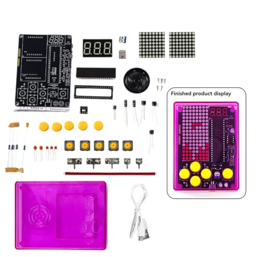 Uxsjakjsd DIY Pixel Game Kit mit Voice Mini Pixel Spielkonsole Elektronik DIY Kit Lötprojektübungs Lernset B Uxsjakjsd DIY Pixel Game Kit mit Voice Mini Pixel Spielkonsole Elektronik DIY Kit Lötprojektübungs Lernset B von Uxsjakjsd
