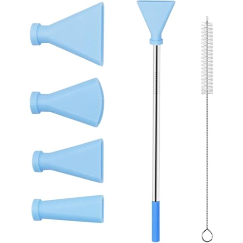 Uxsjakjsd Für Acrylfarbe Gießen Vorräte Werkzeug-4pcs Edelstahlblasdüsen mit 4 Strohdüsen der Größe D. von Uxsjakjsd