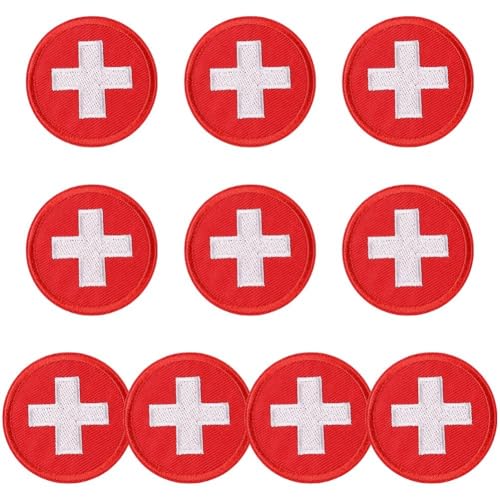 Uzztfa 10 Stück Erste-Hilfe-Set-Patch, Sanitäter-rotkreuz-Patch, Taktische Medizinische Patches Für Rucksäcke, Militärtaschen, Rucksäcke, Kleidung, Jacken, Hüte Uzztfa 10 Stück Erste-Hilfe-Set-Patch, Sanitäter-rotkreuz-Patch, Taktische Medizinische Patches Für Rucksäcke, Militärtaschen, Rucksäcke, Kleidung, Jacken, Hüte von Uzztfa