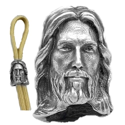 Uzztfa Jesus-Messer-schlüsselbandperlen, Paracord-perlen Aus Messing, DIY-handarbeitsarmband, Schlüsselanhänger, Charms, Anhänger, Zubehör Uzztfa Jesus-Messer-schlüsselbandperlen, Paracord-perlen Aus Messing, DIY-handarbeitsarmband, Schlüsselanhänger, Charms, Anhänger, Zubehör von Uzztfa
