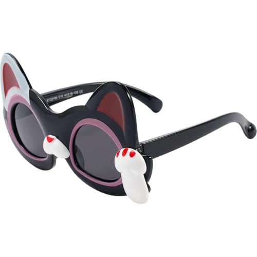 Uzztfa Kinder-Sonnenbrille, Cartoon-Katzen-Form, Süße Party-Sonnenbrille, Tier-Party-Brille, Brillen, Partygeschenke Für Jungen Und Mädchen von Uzztfa