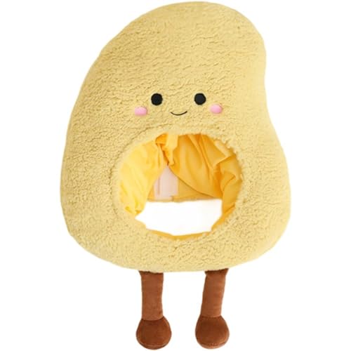 Uzztfa Neuheit Kartoffelhut Cartoon Kopfbedeckung Plüsch Kartoffel Partyhut Kopfbedeckung Halloween Cosplay Zubehör von Uzztfa