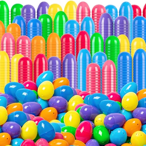 V-Opitos 1000 Stück Ostereier aus Kunststoff, 6,1 cm, leere Ostereier in 8 Farben, aufklappbare befüllbare Eier für Ostereiersuche, Überraschungseier, Korbfüller, Oster-Partygeschenk für Kinder V-Opitos 1000 Stück Ostereier aus Kunststoff, 6,1 cm, leere Ostereier in 8 Farben, aufklappbare befüllbare Eier für Ostereiersuche, Überraschungseier, Korbfüller, Oster-Partygeschenk für Kinder von V-Opitos