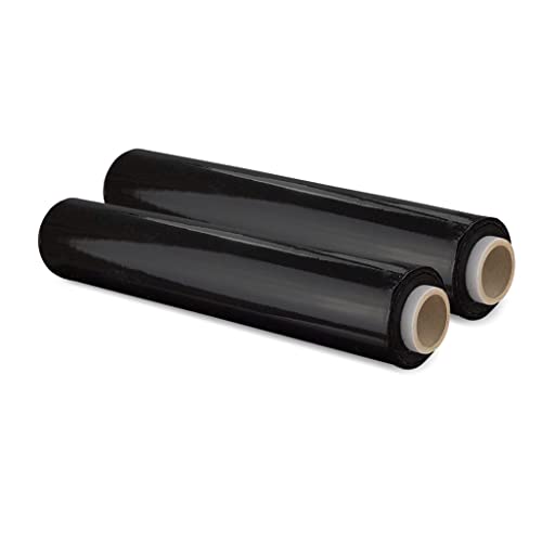 V1 Trade Stretchfolie Schwarz Strechfolienrolle - 2 Wickelfolie - Handstretchfolie - 50cm Breit - Verpackungsmaterial - Verpackungsfolie auf Rolle - Folie Für Möbel - Folien Für Umzug - Umzugsfolie V1 Trade Stretchfolie Schwarz Strechfolienrolle - 2 Wickelfolie - Handstretchfolie - 50cm Breit - Verpackungsmaterial - Verpackungsfolie auf Rolle - Folie Für Möbel - Folien Für Umzug - Umzugsfolie von V1 TRADE