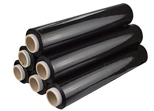 V1 Trade Stretchfolie Schwarz Strechfolienrolle - 6 Wickelfolie - Handstretchfolie - 50cm Breit - Verpackungsmaterial - Verpackungsfolie auf Rolle - Folie Für Möbel - Folien Für Umzug - Umzugsfolie V1 Trade Stretchfolie Schwarz Strechfolienrolle - 6 Wickelfolie - Handstretchfolie - 50cm Breit - Verpackungsmaterial - Verpackungsfolie auf Rolle - Folie Für Möbel - Folien Für Umzug - Umzugsfolie von V1 TRADE