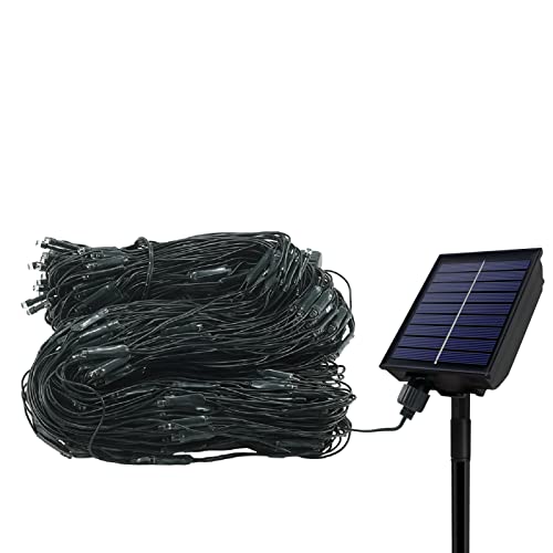 VA-Cerulean Solar Lichternetz,250 LEDs Warmweiß,3x2m,8 Modi LED Lichterkette mit Fernbedienung,Vorhang Lichtervorhang,Außen und Innen Lichterkettennetz Deko für Halloween,Weihnachten,Hochzeit VA-Cerulean Solar Lichternetz,250 LEDs Warmweiß,3x2m,8 Modi LED Lichterkette mit Fernbedienung,Vorhang Lichtervorhang,Außen und Innen Lichterkettennetz Deko für Halloween,Weihnachten,Hochzeit von VA-Cerulean