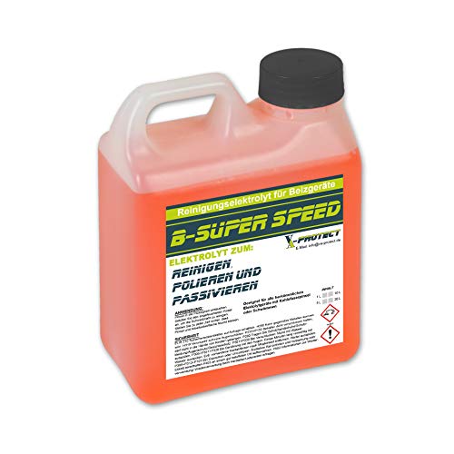 VA-PROTECT B-Super-Speed 1 Liter Elektrolyt Edelstahl beizen Reinigungsflüssigkeit Beizgerät von VA-PROTECT
