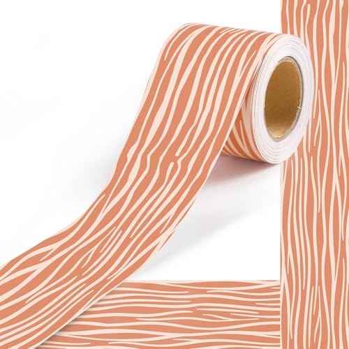 Boho-Pinnwand-Bordüre, 15 m, Boho-Klassenzimmer-Dekorationen mit roten unregelmäßigen Streifen, gerade, gerollte Bordüre für Schulanfang, Dekotationen, Klassenzimmer, Tür, Wand, 15 m, 1 rot Boho-Pinnwand-Bordüre, 15 m, Boho-Klassenzimmer-Dekorationen mit roten unregelmäßigen Streifen, gerade, gerollte Bordüre für Schulanfang, Dekotationen, Klassenzimmer, Tür, Wand, 15 m, 1 rot von VABAMNA