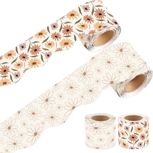Boho-Pinnwand-Bordüre, 2,3 m, Boho-Klassenzimmer-Dekoration, Gänseblümchen-Blume, Pinnwand für Lehrer, Schulbedarf, Klassenzimmer, Wandtürdekoration, 2 m Boho-Pinnwand-Bordüre, 2,3 m, Boho-Klassenzimmer-Dekoration, Gänseblümchen-Blume, Pinnwand für Lehrer, Schulbedarf, Klassenzimmer, Wandtürdekoration, 2 m von VABAMNA