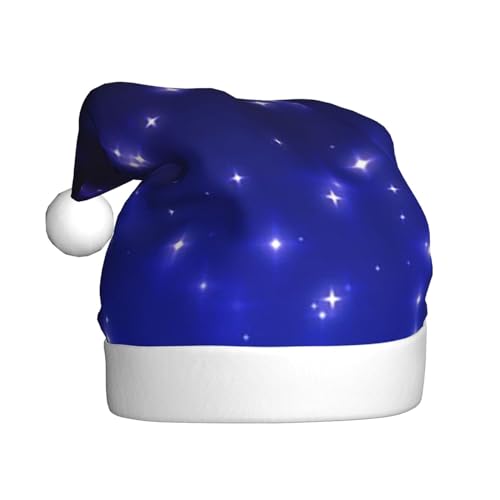 VAGILO Bright Stars Festliche Winter-Weihnachtsmütze, lustig, warm und plüschig, für Büro und Außenbereich von VAGILO