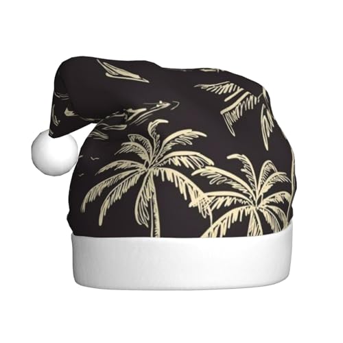 VAGILO Weihnachtsmütze, Palme für den Winter – lustig, warm und plüschig, für Büro und Außenbereich von VAGILO