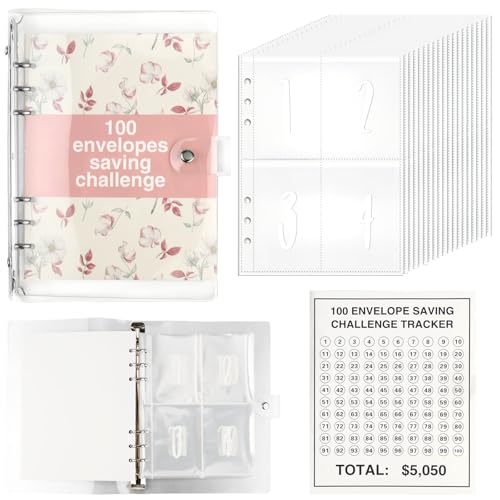 Budget Planner Deutsch, Budgetplaner, 100 Envelope Saving Challenge, Sparbuch, Budget Binder A5 Mit Challengers Tracker & Pre-numbered Taschen, Ringbuch Geld Challenge Budget Planner Deutsch, Budgetplaner, 100 Envelope Saving Challenge, Sparbuch, Budget Binder A5 Mit Challengers Tracker & Pre-numbered Taschen, Ringbuch Geld Challenge von VAIAV