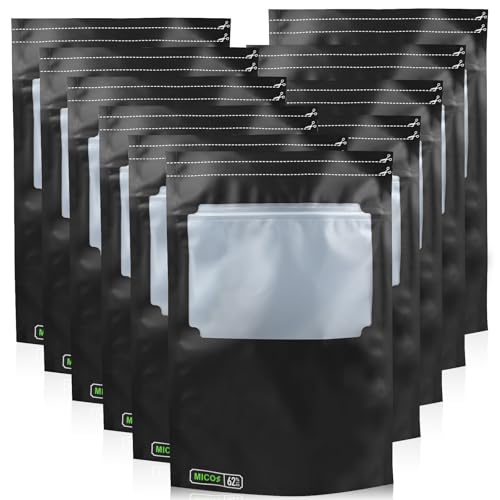10 Stück Wiederverwendbare Terploc Grove Bags - Feuchtigkeitskontrollierte Dry Ferm Bags für Kräuter, Tee und Snacks, Antistatisch und UV-Abweisend, für Lagern und Dryferm (20x30x5cm, 100g) von VAIGU:OA
