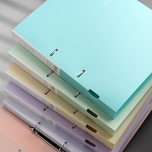 6er Set DIN A4 Ordner Pastell Herausnehmbarer Aktenordner Kunststoffordner Briefordner Ringordner für Büros Geeignet Schulen Geeignet Aufbewahrung Postern Dokumentenordner Prüfungsunterlagen 5 Farben 6er Set DIN A4 Ordner Pastell Herausnehmbarer Aktenordner Kunststoffordner Briefordner Ringordner für Büros Geeignet Schulen Geeignet Aufbewahrung Postern Dokumentenordner Prüfungsunterlagen 5 Farben von VAIGU:OA